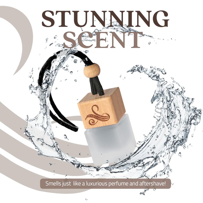 Perfa Afgan Oud Car Air Freshener for Men with Vent Clip | Automotive Air Freshener with Afgan Fragrance | Strong Automotive Perfume Freshener | Odour Eliminating Car Air Fresheners by Perfa - Image 4